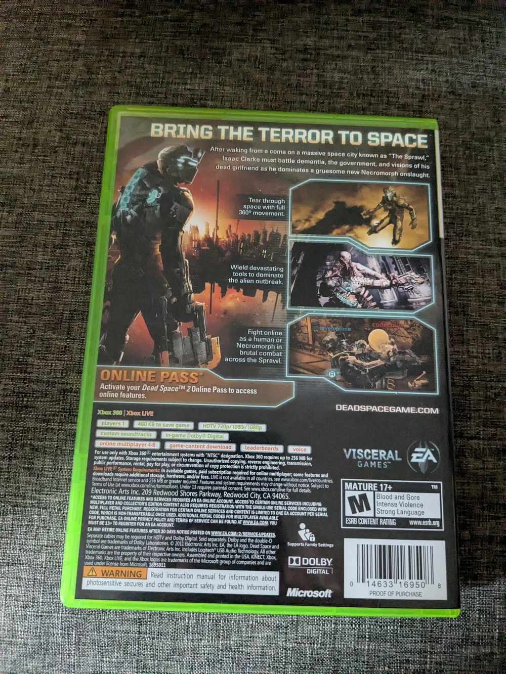 Xbox 360 Dead Space 2 . Excellent Condition.